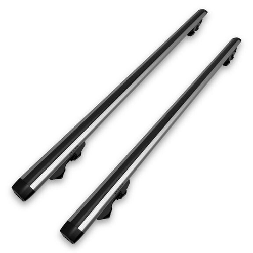 Багажник на рейлинги (аэродинамика) 110 см в сборе (эконом) (ЕвроДеталь)