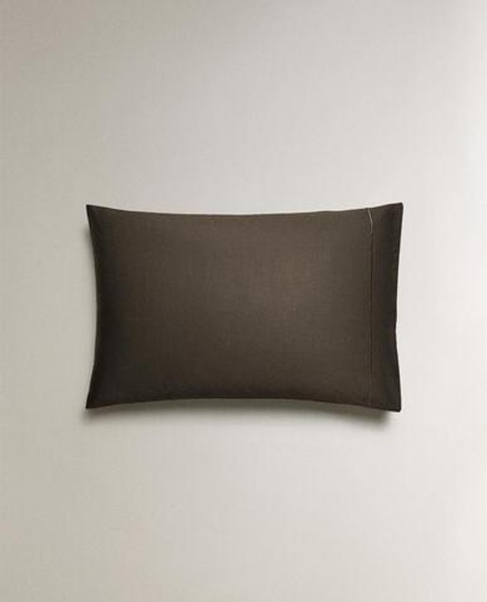 ZARA HOME (300 НИТЕЙ) НАВОЛОЧКА ИЗ ХЛОПКА, ПЕПЕЛЬНЫЙ