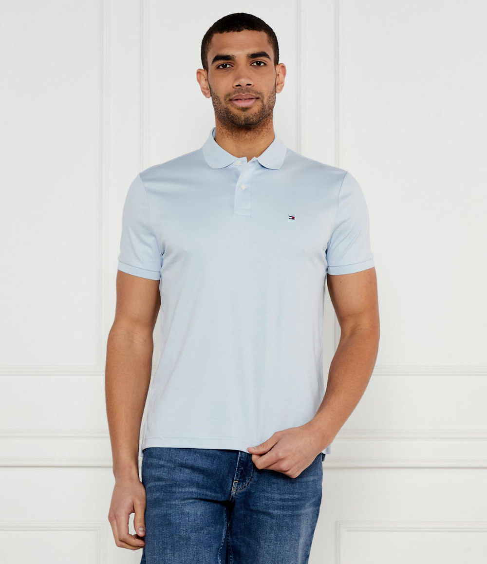 Поло Tommy Hilfiger - голубой(MW0MW39994)