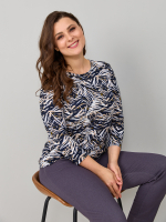 Лонгслив ЛНв-306/полосы-насинем