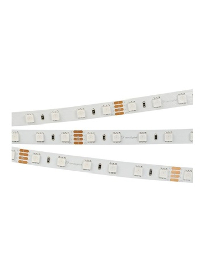Лента светодиодная RT-B60-10mm 24V RGB 14.4Вт/м IP20 5060 открыт. (уп.5м) Arlight 010367(2)