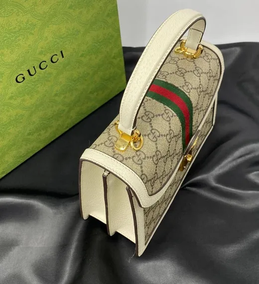 Маленькая сумка Gucci Ophidia с верхней ручкой