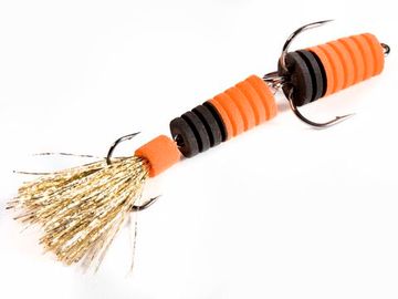 Приманка джиг. LJ PENNON SLOTWORM оранж./черн. в блистере