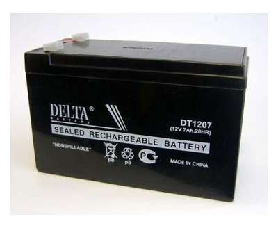 Батарея аккумуляторная 12V/7.0Ah Delta DT 1207
