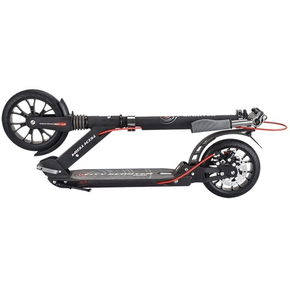 Городской самокат Tech Team City Scooter Disk Brake 200 2020 черно-серый