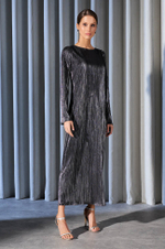 51510 Платье женское (серебристо-черный)