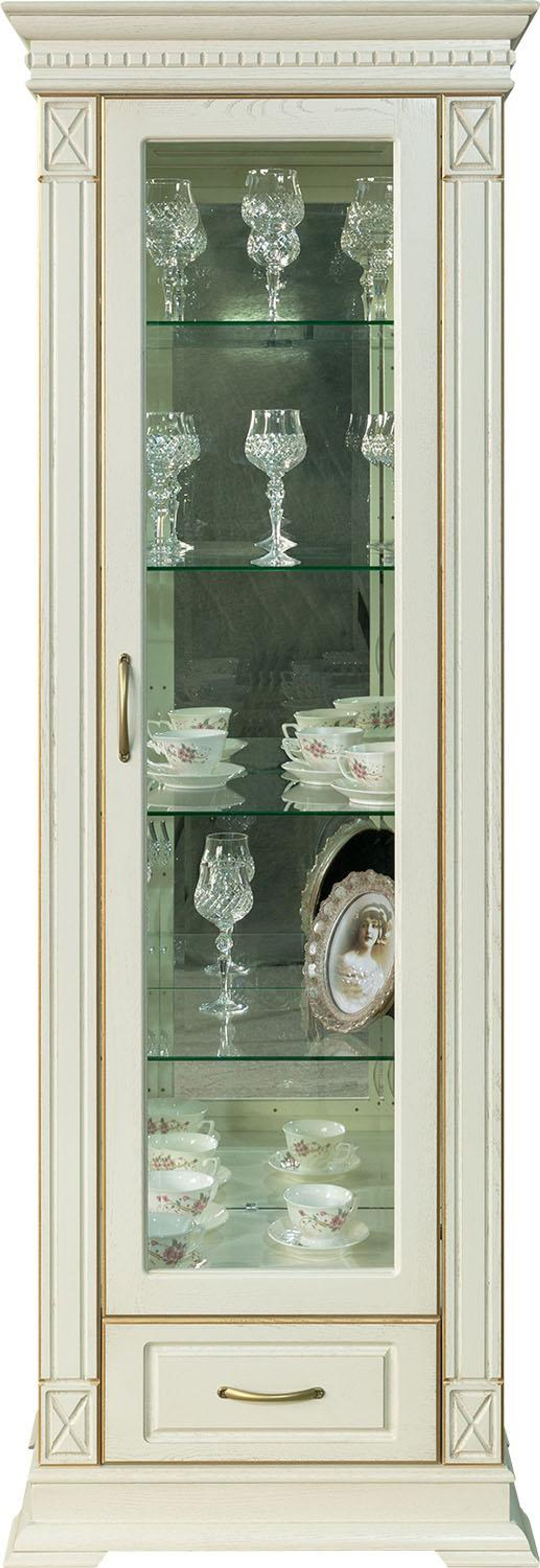 Шкаф-витрина «Верди Классик» П1.0487.0.11