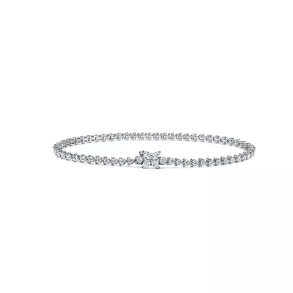 Браслет из платины и бриллиантов, Tiffany 💠Tennis Bracelet