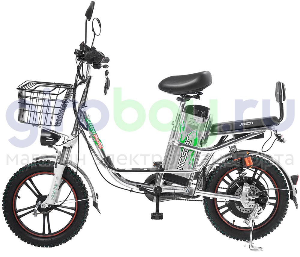 Электровелосипед Jetson Pro Max Ultra Plus Silver (60V/21Ah) 2024 года фото №2