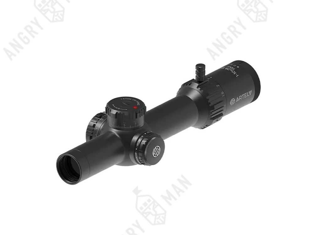 Оптический прицел CRS 1-10x28 SFP, 34 mm, c подсветкой Fiber Artelv