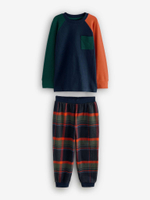 Пижама для мальчика Next B25-541, 2 шт., Синий, Зеленый, Оранжевый
