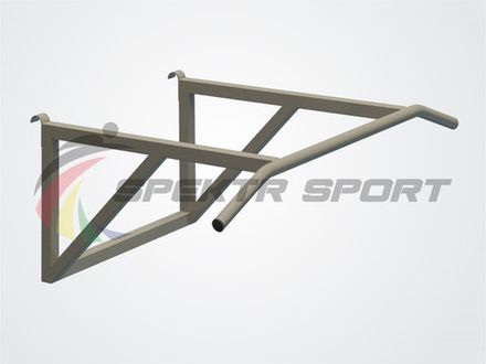 Турник навесной Школьник 2 цв. белый Серый