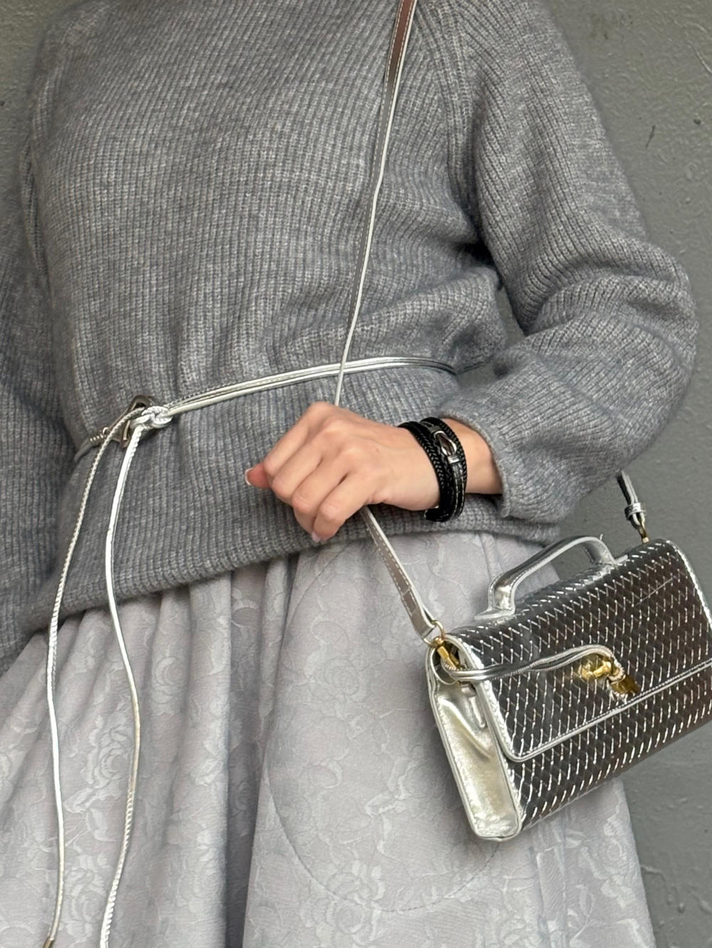 Ремешок серебро