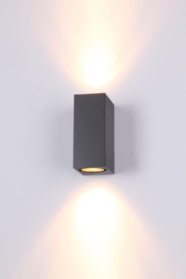 370600 STREET NT19 398 темно-серый Ландшафтный светильник IP54 GU10 2*50W 220V LANDSCAPE