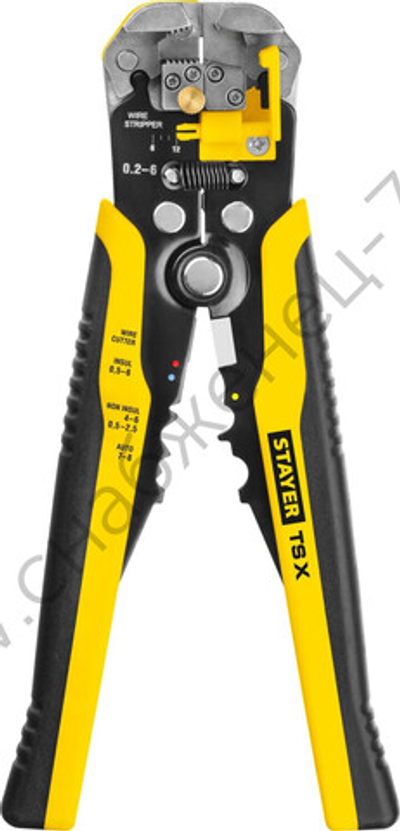 STAYER TS-X 0.2-6мм2, Автоматический многофункциональный стриппер (22655)