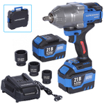 NORDBERG (NE806K-1/2) Гайковерт аккумуляторный, 1/2", 21В, 1500 Нм с двумя 6A акк. и зар. уст-вом, в кейсе