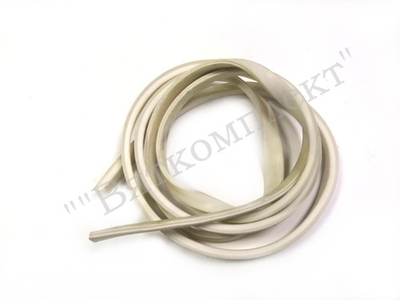 Профиль резиновый h-образный 6х14, белый