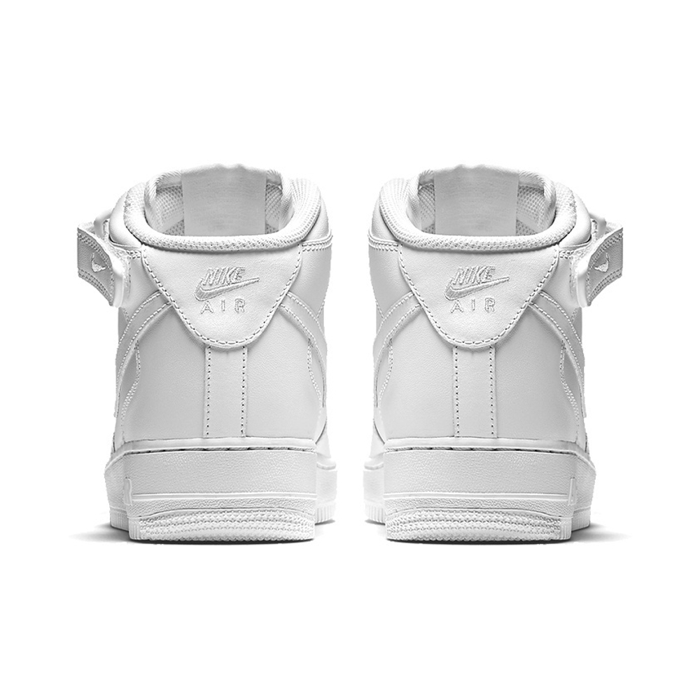 Кроссовки Nike Air Force 1 Mid Leather Triple White