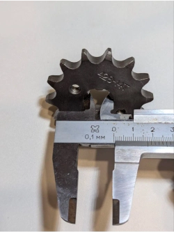 - Звезда ведущая для питбайка, мопеда (428-14Т) 17мм сталь