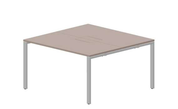Составной стол Strike на 2 рабочих места 1380х1366х750мм (меламиновые аутлеты)