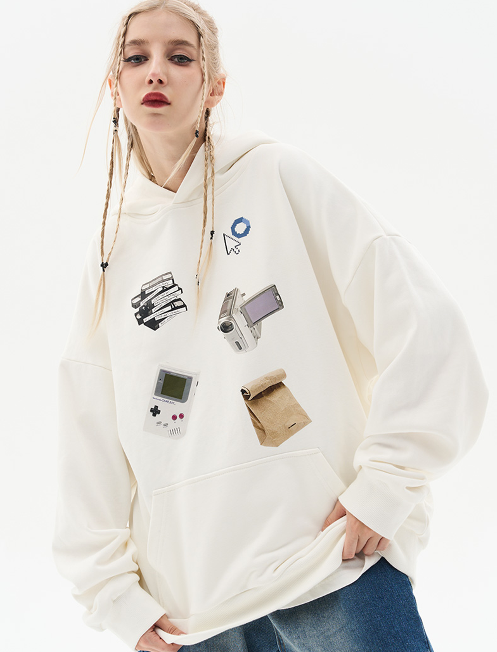 Худи HARSHandCRUEL "Sweet 00's" Oversized Hoodie