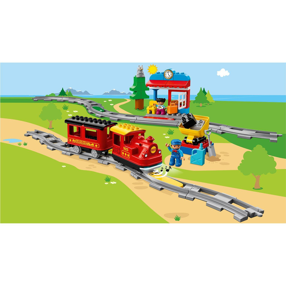 LEGO Duplo: Поезд на паровой тяге 10874 — Steam Train — Лего Дупло