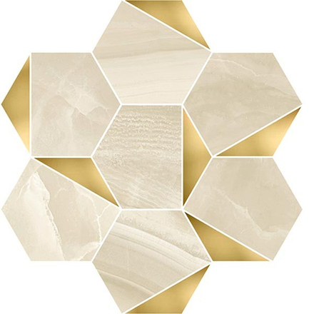 Мозаика ESAGONA TRI.LUSSO OR