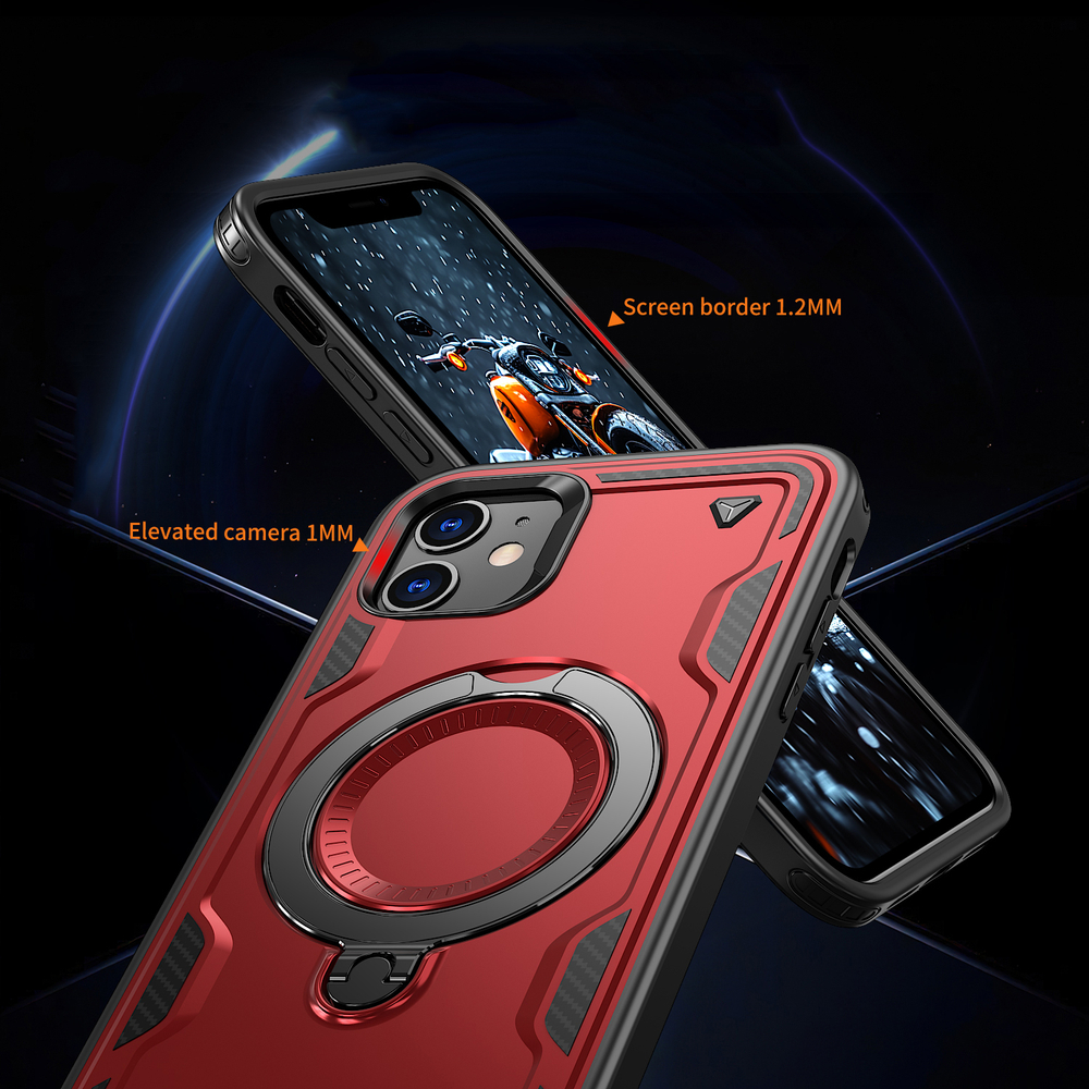 Чехол Magneto Case с кольцом для iPhone 11