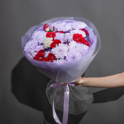 Букет цветов Сиреневое утро