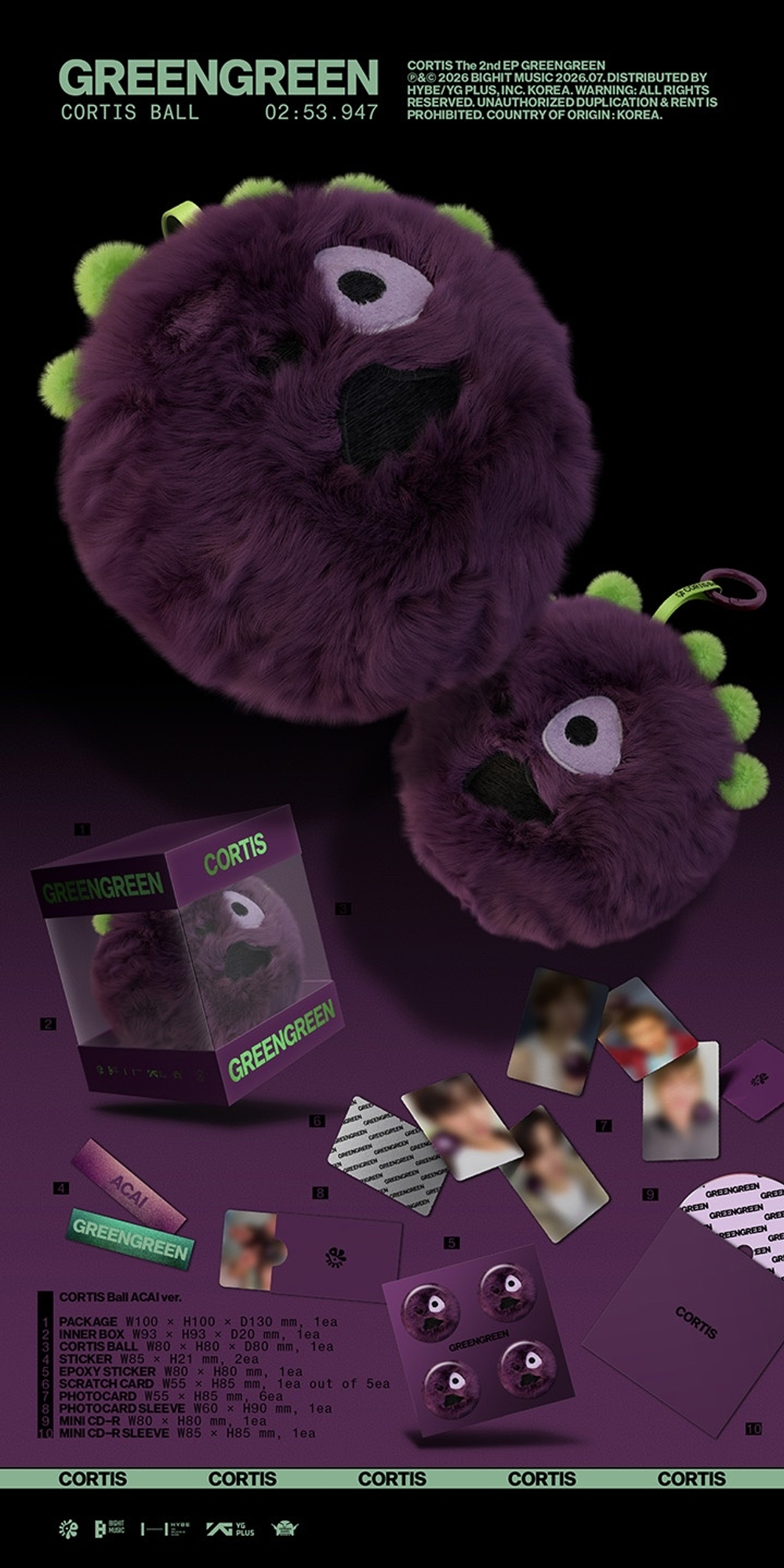 Альбом CORTIS - GREENGREEN (CORTIS Ball ver.)