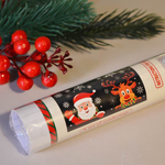 Наклейка новогодняя "Санта и Олень" размер листа 60*45см