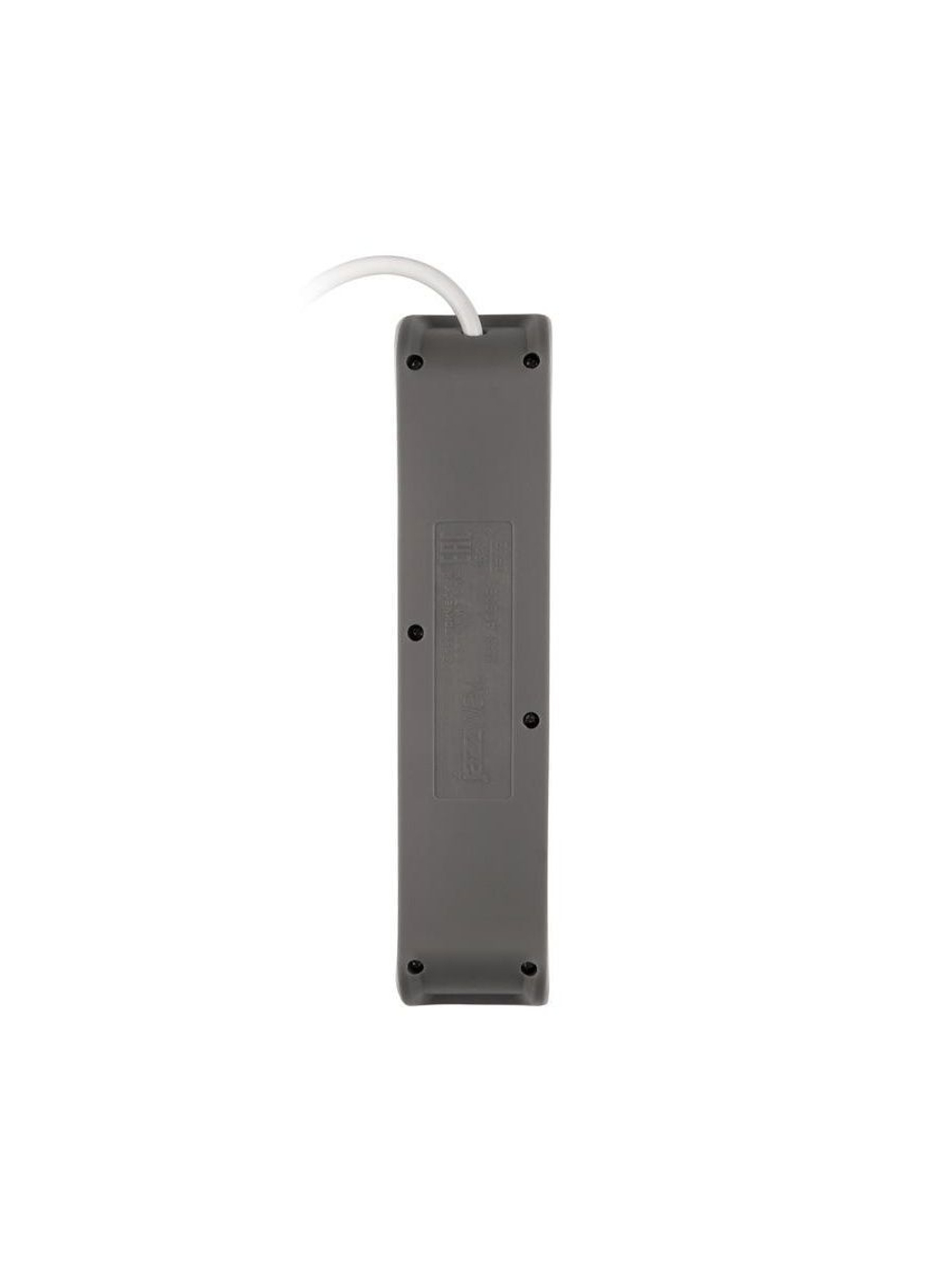 Удлинитель 4х3м с заземл. с выкл. бел. ET-04-300W (4х3.0) JAZZway 5051812
