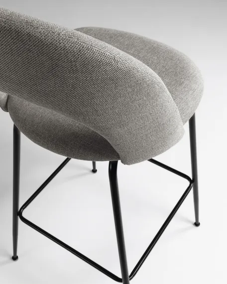 Полубарный стул Mahalia 63 см светло-серый