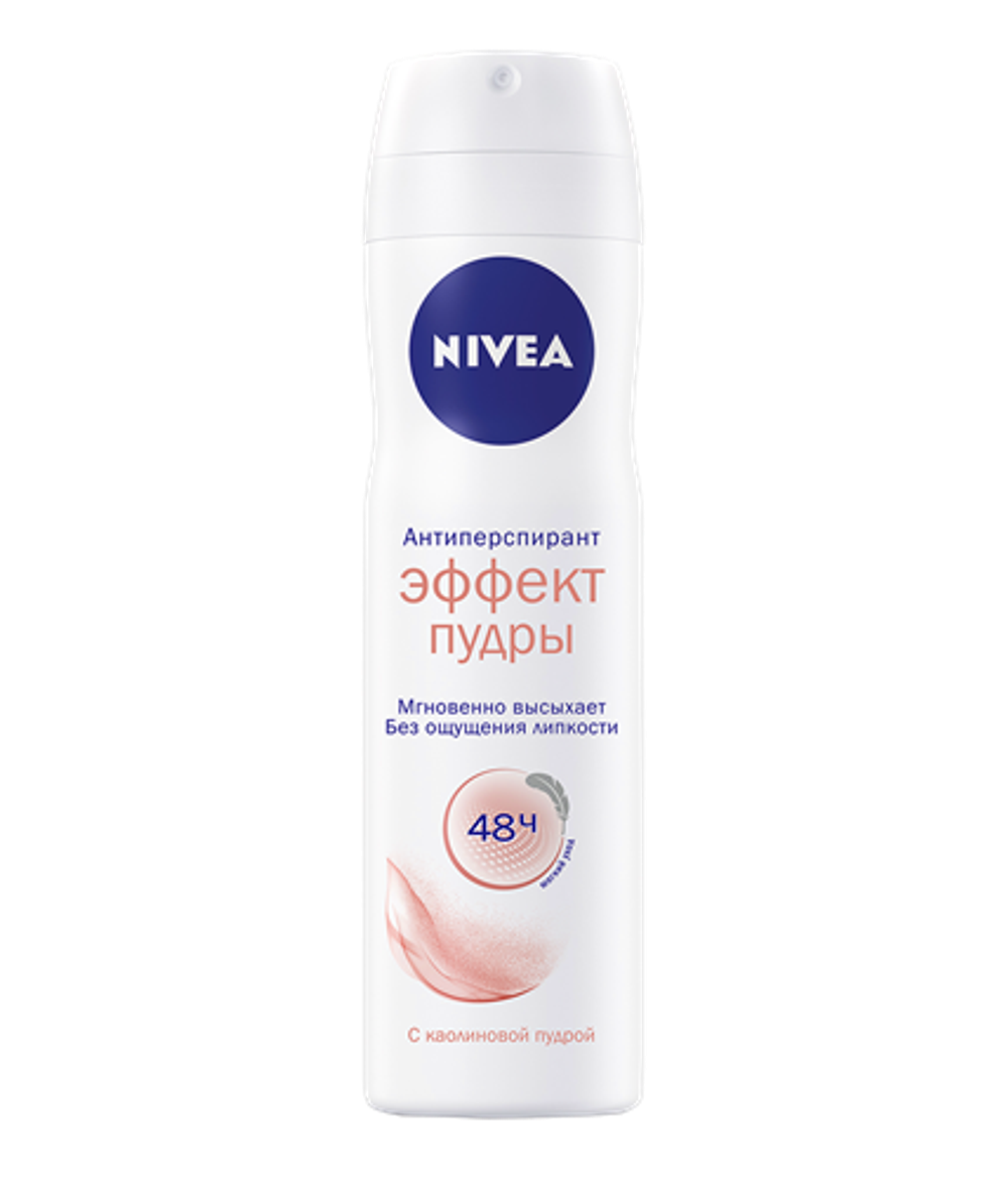 Nivea Антиперспирант спрей Эффект Пудры, 150 мл