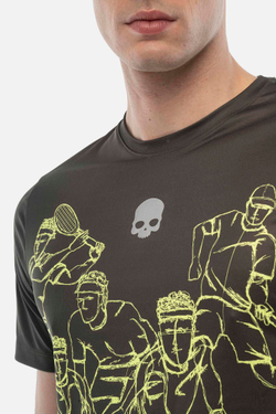 Мужская теннисная футболка HYDROGEN SKETCH TECH T-SHIRT (TT0019-M62)