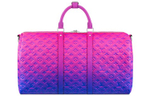 LOUIS VUITTON Keepall 50B Taurillon Illusion Blue/Pink