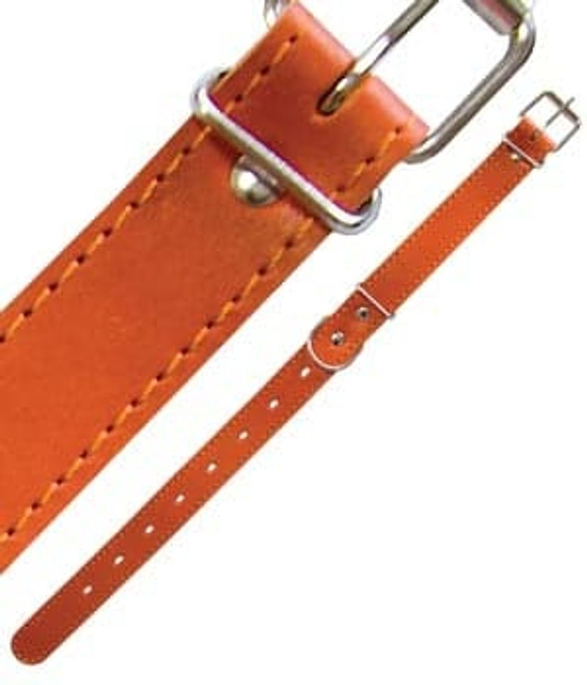 ОШЕЙНИК "BUDDY"  25мм КОЖА Б/Р 23-42см В20130