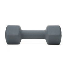 Гантель TORRES 5 кг, PL522505, металл в неопреновой оболочке, форма шестигранник,  серый