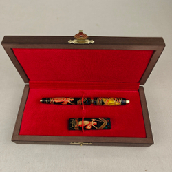 Набор "Родина-мать!" флешка и ручка Parker с ручной росписью Палех в футляре