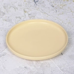 Тарелка керамическая «Акварель» 20,5см*2,5см, бежевая