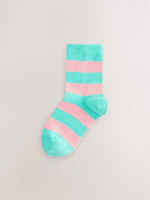 Носки хлопковые для девочки Next E88-926, 3 шт., Оранжевый, Бирюзовый, Сиреневый