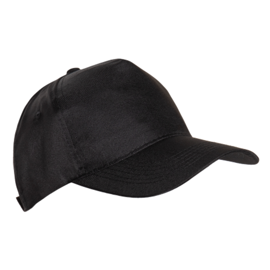 Бейсболка "STAN" 5 клиньев полиэстр 150 (черный)