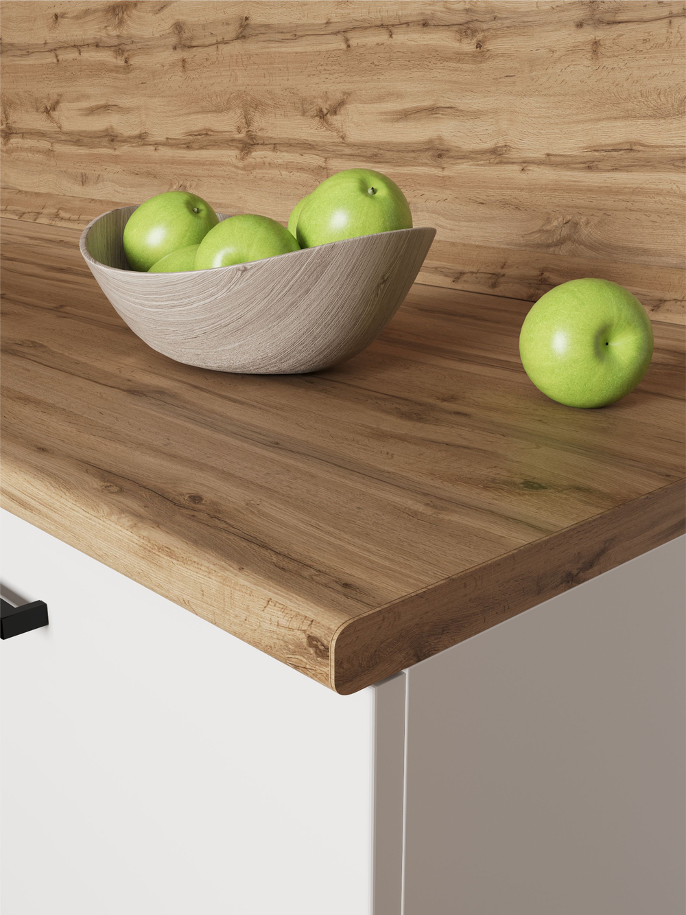 Кухонный гарнитур угловой Изумруд 2400х1600 столешница 26 мм