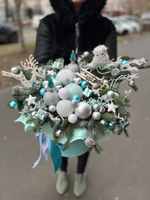 композиция " Серебро зимы"