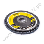 Круг лепестковый для шлифования по нержавеющей стали FTL Ergo цирконий 29 125 х 22,2 мм P40