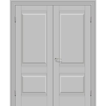 Межкомнатная дверь экошпон Profil Doors 1U манхэттен распашная двустворчатая глухая