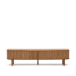 Mailen Тумба под ТВ с 2 дверцами из ясеневого шпона натуральной отделки 200 х 50 см