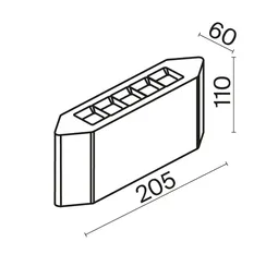 Архитектурная подсветка Outdoor O412WL-L5GF3K