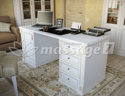 Двухтумбовый письменный стол из серии "Пальма"