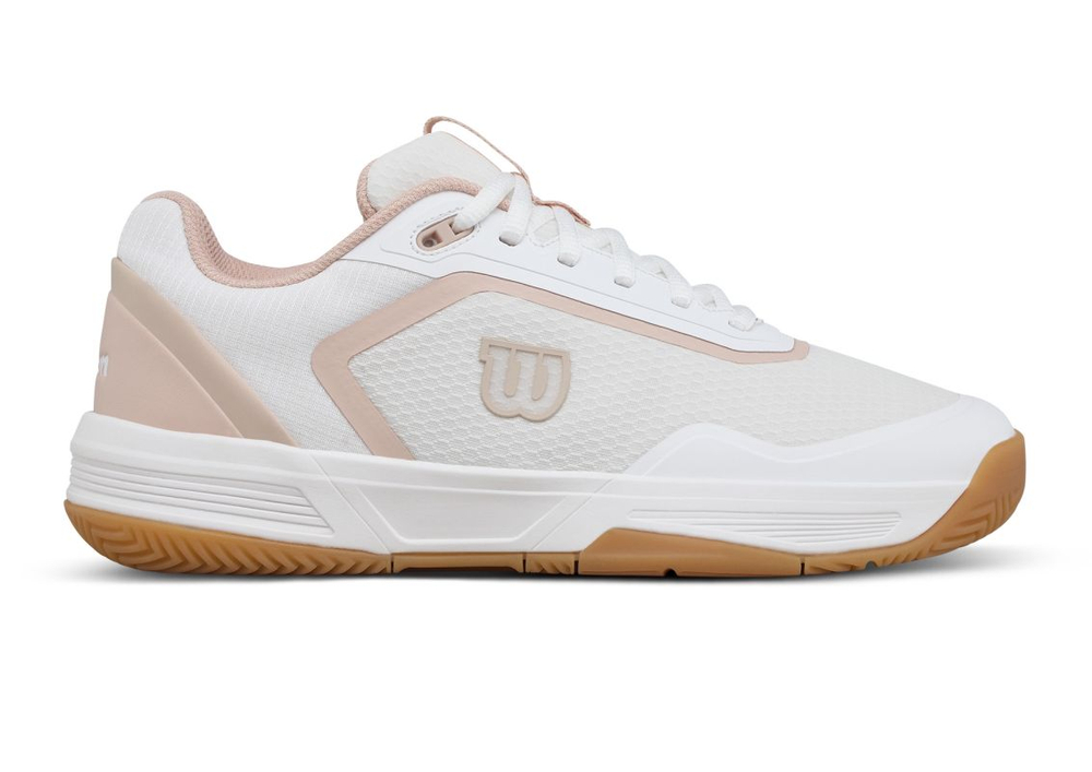 Женские теннисные кроссовки Wilson Court Glide - white/cameo rose/gum